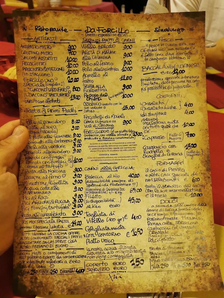 Menu Forcillo Ristorante Locanda & Camere-5
